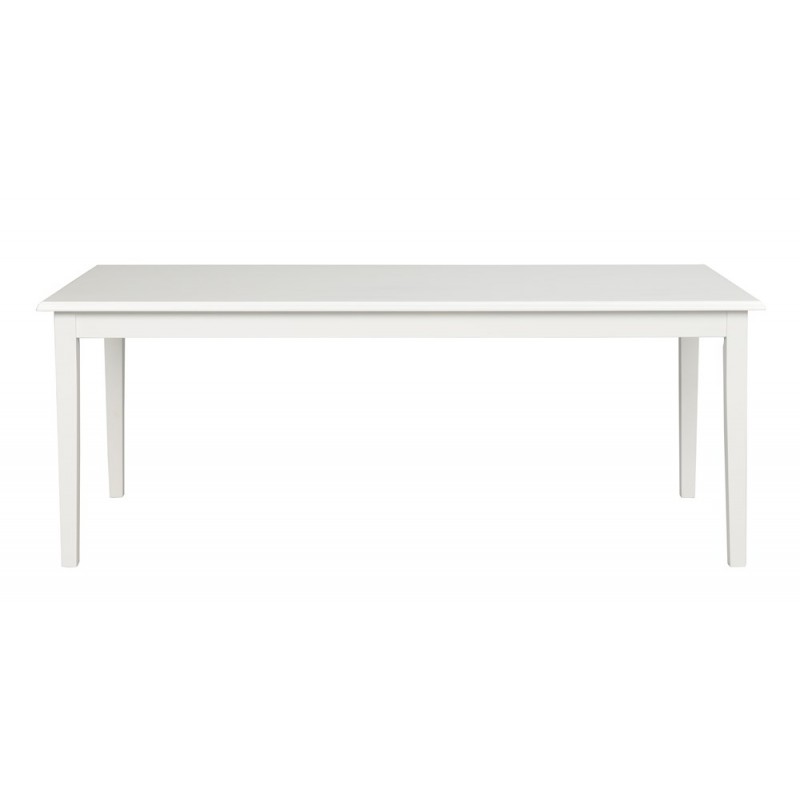 RO Koste Extending Dining Table Rectangular Large White